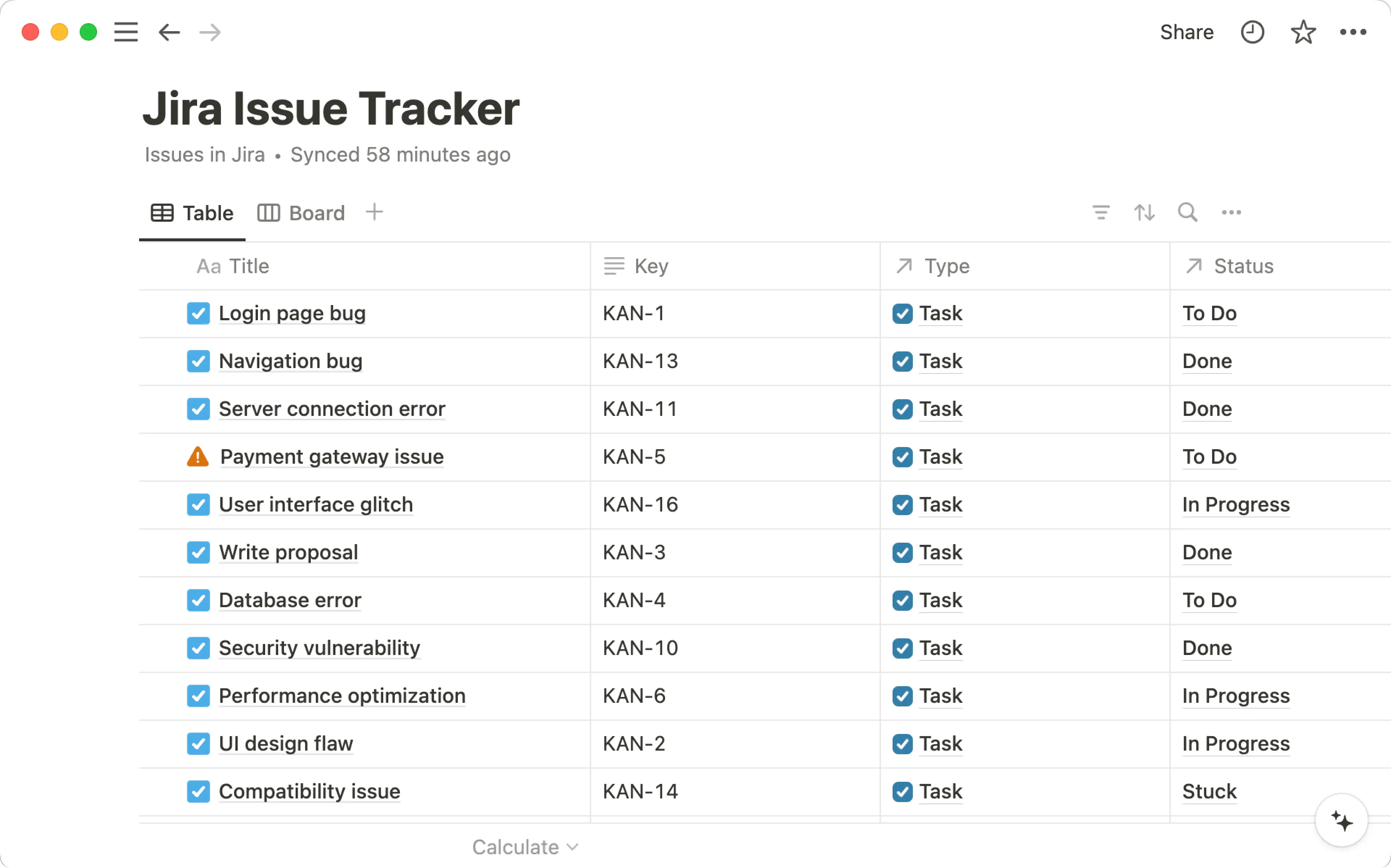 hc: Jira-Altdb