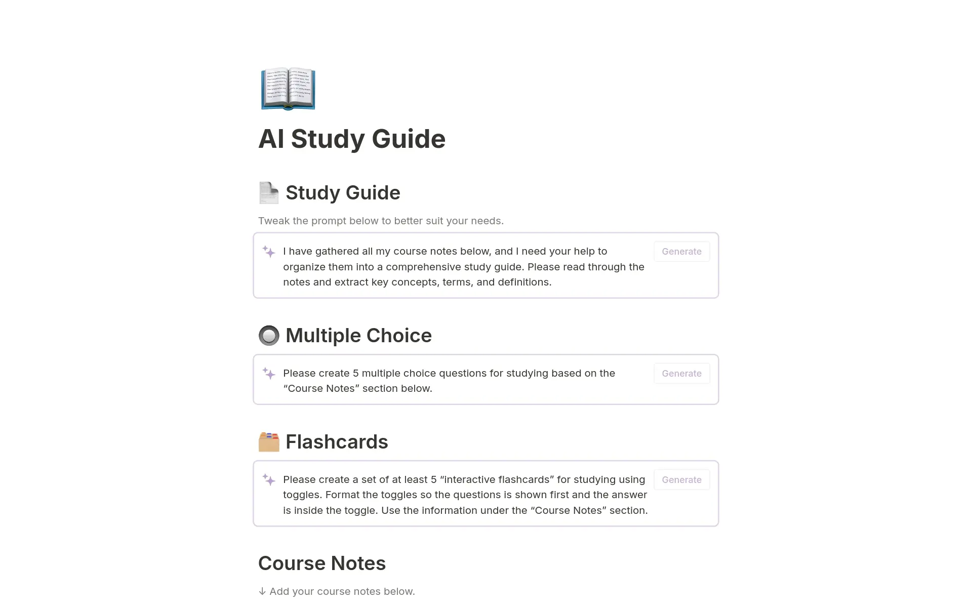 Screenshot of Github Student Developer Pack collection by Notion