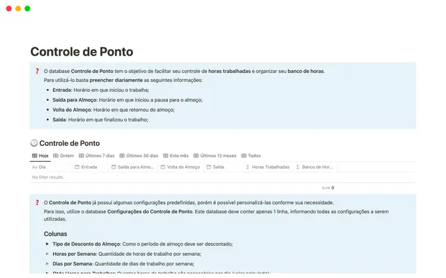 Controle de Ponto