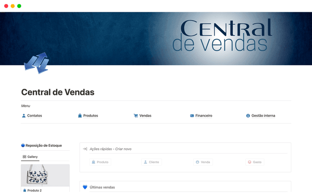 Central de Vendas