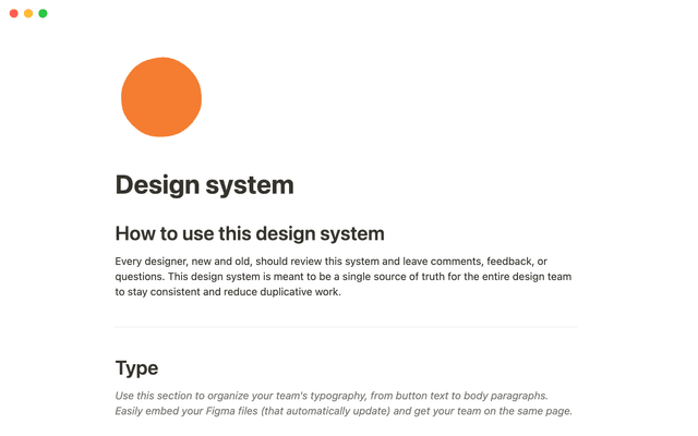 Sistema de design do Headspace