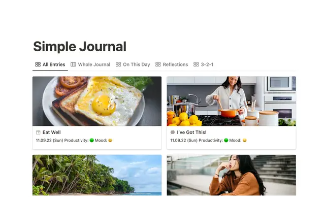 Simple journal